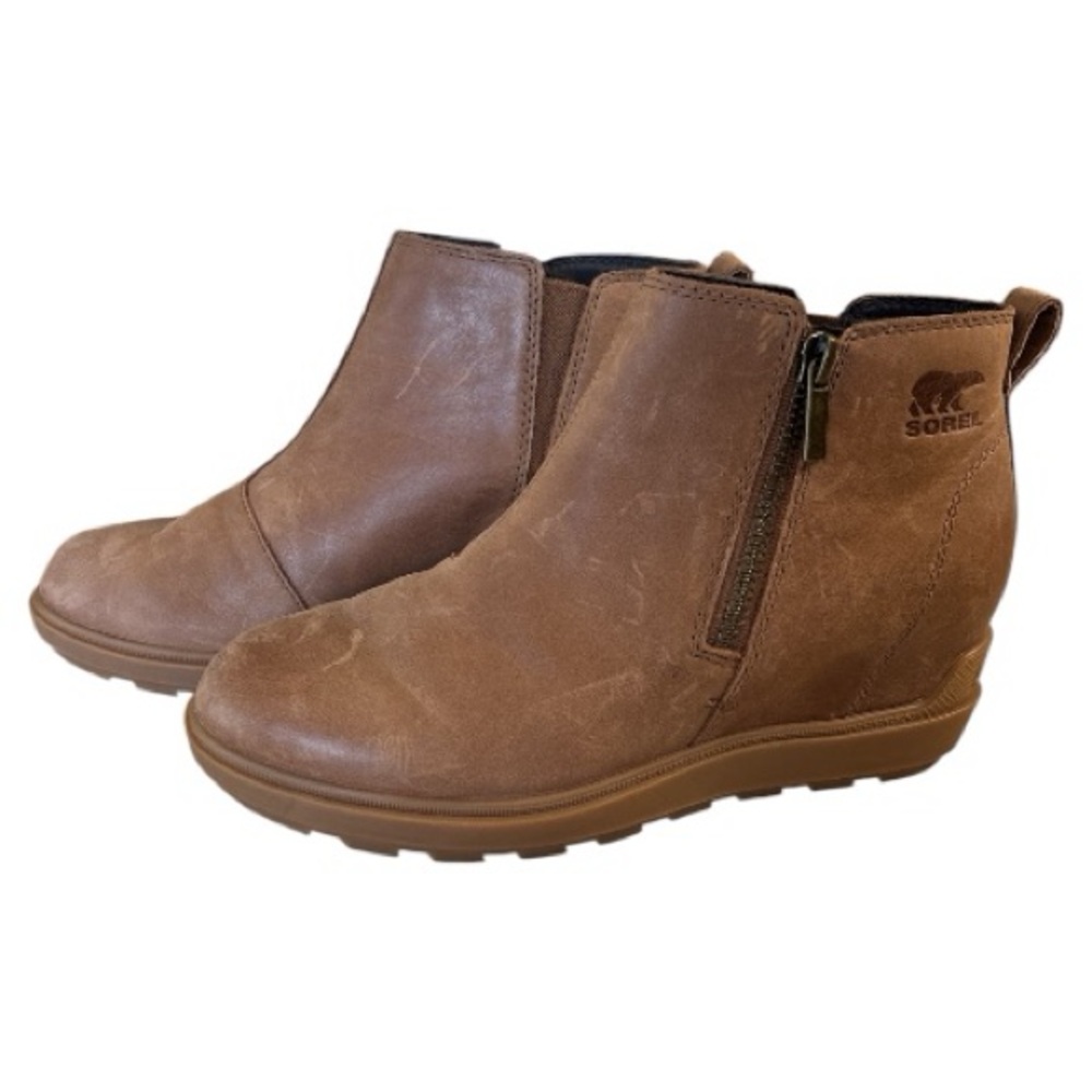 Sorel Brown Ankle Boots